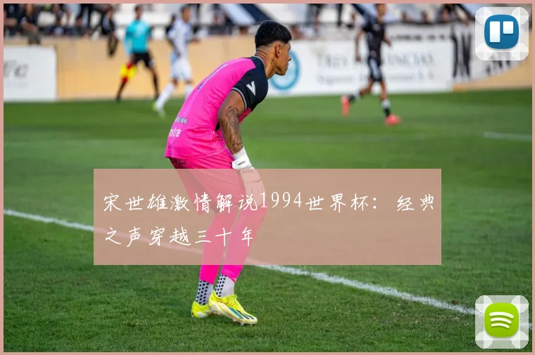 宋世雄激情解说1994世界杯：经典之声穿越三十年